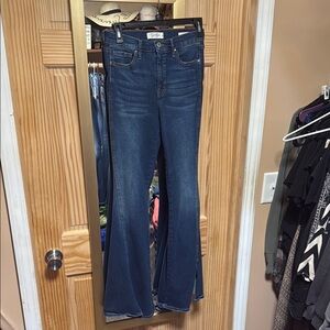 Dark Blue Flare Jeans